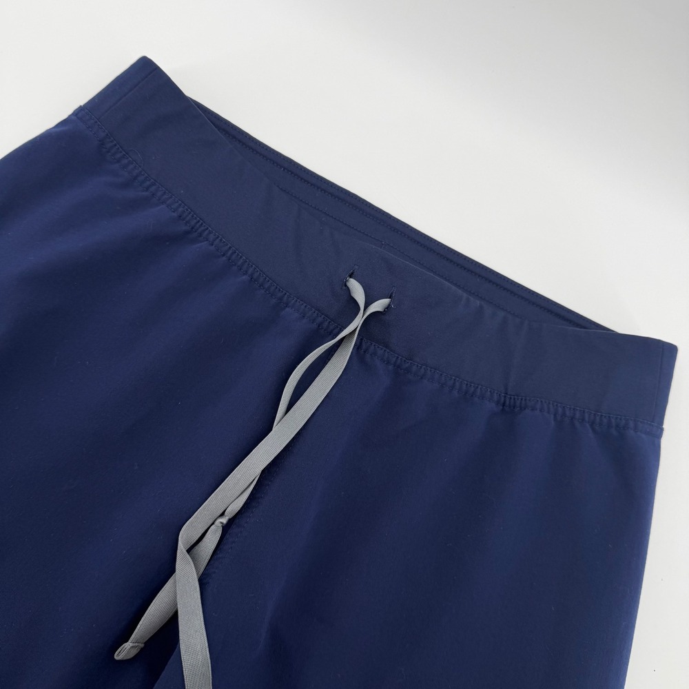 FIGS Livingston Scrub Pants Mens M Navy Blue Straight Leg Drawstring T21003